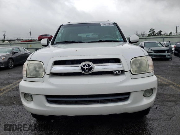 2005 Toyota Sequoia Limited with VIN 5TDBT48A35S241074, listed as a Copart auction lot 55754685 with 219,240 mi miles and Salvage Title. Bid and sale history available at DreamBid. Image 5.