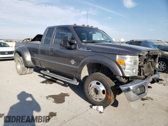 2013 Ford F-350 XL with VIN 1FT8X3DT6DEA29578, listed as a Copart auction lot 47451225 with Not provided miles and Salvage title. Bid and sale history available at DreamBid. Image 4.