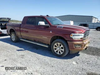 2019 Ram 2500 Laramie with VIN 3C6UR5NL9KG592799, listed as a Copart auction lot 74996084 with 41,652 mi miles and Salvage Title. Bid and sale history available at carsss.com. Image 4.