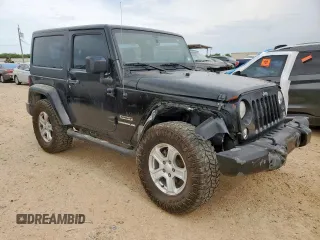 2016 Jeep Wrangler Black Bear with VIN 1C4AJWAG6GL332985, listed as a Copart auction lot 55244945 with 76,661 mi miles and Salvage title. Bid and sale history available at DreamBid. Image 4.