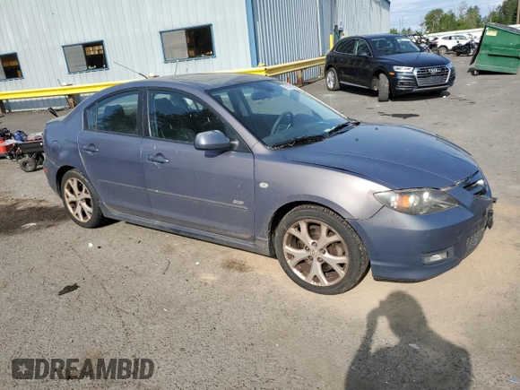 2009 Mazda 3 S Grand Touring with VIN JM1BK324791209943, listed as a Copart auction lot 55079665 with 84,494 mi miles and Salvage title. Bid and sale history available at DreamBid. Image 4.