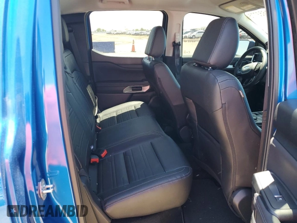 2025 Ford Ranger Lariat with VIN 1FTER4KH9SLE17446, listed as a Copart auction lot 61853775 with 1,810 mi miles and Salvage title. Bid and sale history available at DreamBid. Image 10.