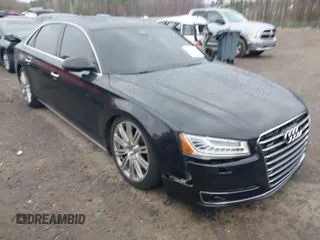 2015 Audi A8 3.0T with VIN WAU3GAFD1FN038757, listed as a IAAI auction lot 41724259 with 95,425 mi miles and . Bid and sale history available at DreamBid. Image 1.
