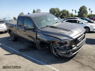 2019 Ram 1500 Rebel with VIN 1C6RRFEG9KN841785, listed as a Copart auction lot 69836994 with 92,607 mi miles and Salvage Title. Bid and sale history available at carsss.com. Image 4.