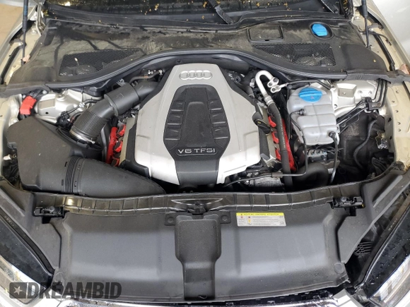 2018 Audi A7 Premium Plus with VIN WAUW3AFC1JN032336, listed as a Copart auction lot 58100635 with 36,976 mi miles and Salvage title. Bid and sale history available at DreamBid. Image 11.