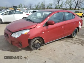 2019 Mitsubishi Mirage ES z VIN ML32F3FJ6KHF16236, wystawiony jako Copart lot #52603365 z przebiegiem 71 490 mil mil oraz Szkoda całkowita • Salvage title. Historia ofert i sprzedaży dostępna na DreamBid. Obrazek 1.