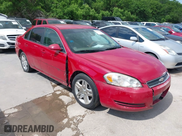 2008 Chevrolet Impala LT with VIN 2G1WT58K781268735, listed as a IAAI auction lot 42111989 with 209,281 mi miles and . Bid and sale history available at DreamBid. Image 1.