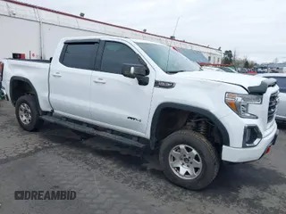 2021 GMC Sierra 1500 AT4 with VIN 1GTP9EEL1MZ425426, listed as a IAAI auction lot 41545890 with 51,298 mi miles. Bid and sale history available at carsss.com. Image 1.