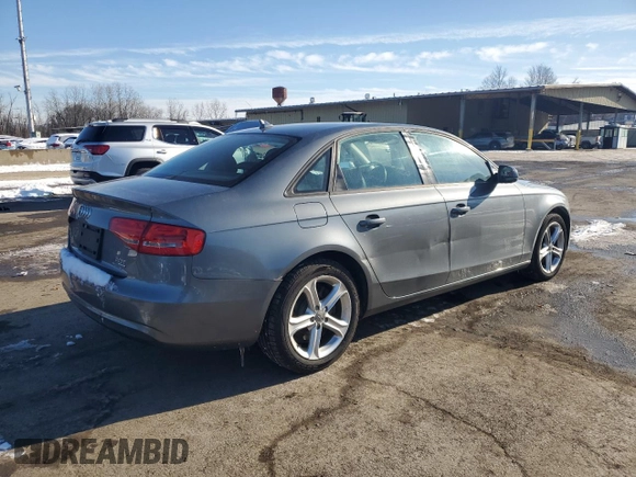 2013 Audi A4 Premium with VIN WAUBFAFL1DN046909, listed as a Copart auction lot 42209405 with 151,479 mi miles and Salvage title. Bid and sale history available at DreamBid. Image 3.