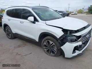 2020 Hyundai Santa Fe Limited with VIN 5NMS53AA7LH289014, listed as a IAAI auction lot 41950197 with 28,455 mi miles. Bid and sale history available at carsss.com. Image 1.