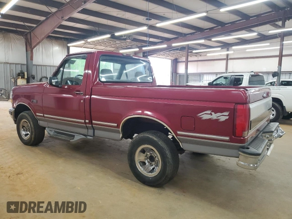1995 Ford F-150 with VIN 1FTEF14NXSNA76234, listed as a Copart auction lot 52021645 with 168,695 mi miles and Salvage Title. Bid and sale history available at carsss.com. Image 2.