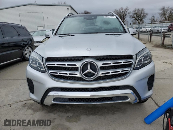 2017 Mercedes-Benz GLS with VIN 4JGDF6EEXHA791789, listed as a Copart auction lot 36477163 with 117,161 mi miles. Bid and sale history available at carsss.com. Image 5.