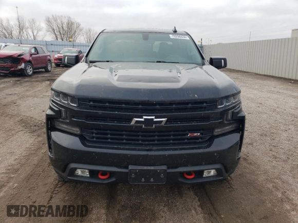 2020 Chevrolet Silverado 1500 LT Trail Boss with VIN 1GCPYFEL0LZ347891, listed as a Copart auction lot 79296634 with 43,824 mi miles and Salvage Title. Bid and sale history available at carsss.com. Image 5.