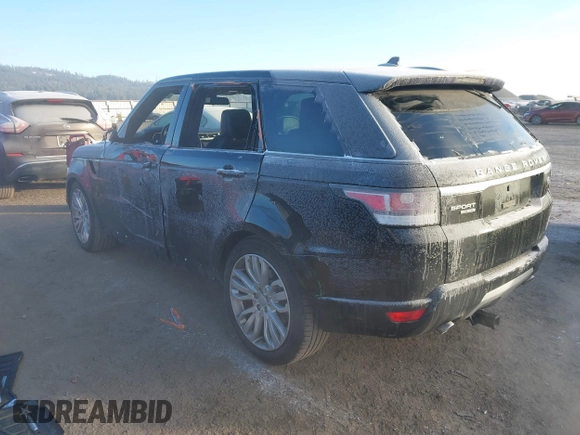 2016 Land Rover Range Rover Sport HSE with VIN SALWR2KF2GA642732, listed as a IAAI auction lot 41455269 with 88,776 mi miles and . Bid and sale history available at DreamBid. Image 3.