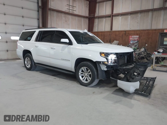 2016 Chevrolet Suburban LT with VIN 1GNSKHKC5GR452354, listed as a IAAI auction lot 42095900 with 109,220 mi miles and . Bid and sale history available at DreamBid. Image 1.