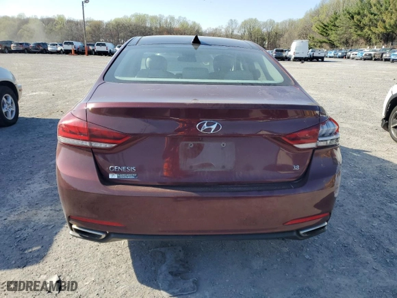 2015 Hyundai Genesis 3.8L with VIN KMHGN4JE5FU088008, listed as a Copart auction lot 52355645 with 148,021 mi miles and Salvage Title. Bid and sale history available at carsss.com. Image 6.