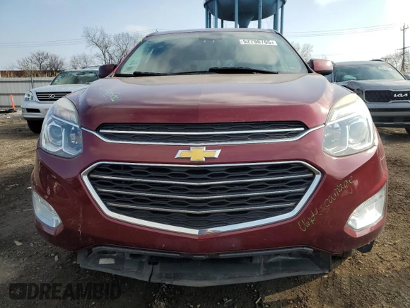 2016 Chevrolet Equinox LT with VIN 2GNALCEK5G1139683, listed as a Copart auction lot 52798765 with 120,515 mi miles and Salvage Title. Bid and sale history available at carsss.com. Image 5.