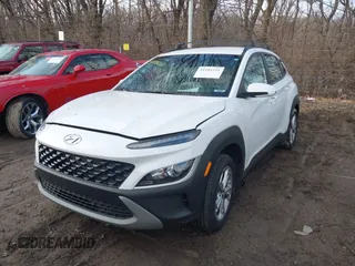 2023 Hyundai Kona SEL with VIN KM8K6CAB8PU051656, listed as a IAAI auction lot 41195251 with 8,890 mi miles. Bid and sale history available at carsss.com. Image 20.