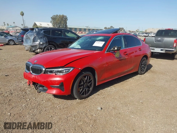 2020 BMW 3 Series 330i with VIN WBA5R1C0XLFH84640, listed as a IAAI auction lot 41403763 with 86,957 mi miles and . Bid and sale history available at DreamBid. Image 2.