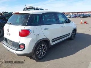 2014 FIAT 500L Trekking with VIN ZFBCFADH9EZ010937, listed as a IAAI auction lot 41385156 with 166,593 mi miles and . Bid and sale history available at DreamBid. Image 4.