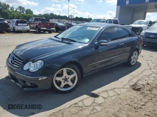 2004 Mercedes-Benz CLK 500 with VIN WDBTJ75J44F095359, listed as a Copart auction lot 63220175 with 140,232 mi miles and Clean title. Bid and sale history available at DreamBid. Image 1.