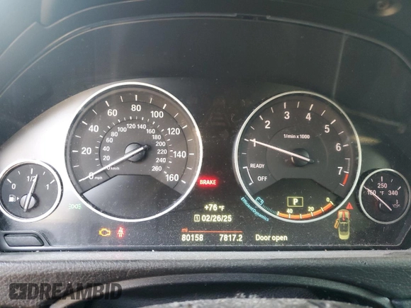 2015 BMW 4 Series 428i with VIN WBA3V7C5XF5A24526, listed as a Copart auction lot 46983755 with 80,158 mi miles and Salvage Title. Bid and sale history available at carsss.com. Image 9.