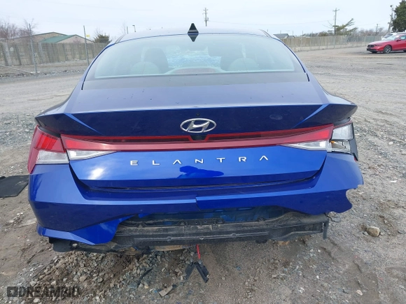 2023 Hyundai Elantra SEL with VIN KMHLM4AG7PU478404, listed as a IAAI auction lot 41737112 with 52,562 mi miles. Bid and sale history available at carsss.com. Image 16.