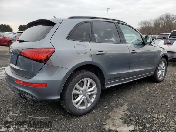 2016 Audi SQ5 Premium Plus with VIN WA1CCAFP0GA058655, listed as a Copart auction lot 83008654 with 67,587 mi miles and Salvage Title. Bid and sale history available at carsss.com. Image 3.