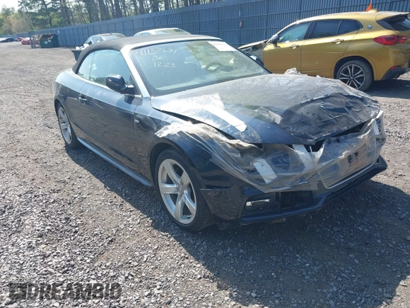 2016 Audi A5 Premium Plus with VIN WAUM2AFH2GN005516, listed as a IAAI auction lot 42181132 with 60,280 mi miles. Bid and sale history available at carsss.com. Image 1.