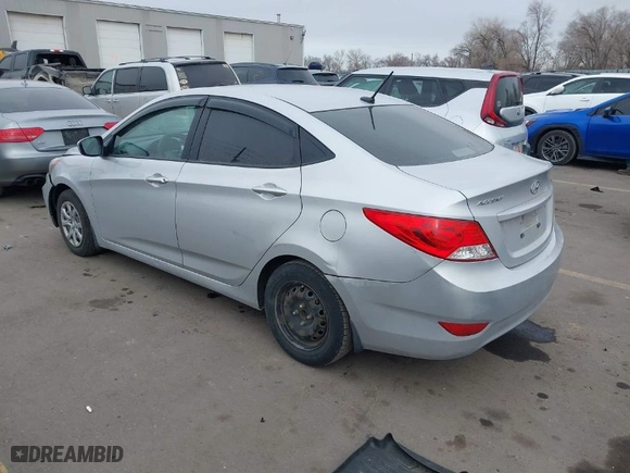 2012 Hyundai Accent GLS with VIN KMHCT4AE7CU181676, listed as a IAAI auction lot 41539969 with 161,419 mi miles. Bid and sale history available at carsss.com. Image 3.