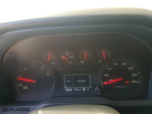 2024 Chevrolet Silverado 2500HD Custom with VIN 2GC4YMEY9R1216303, listed as a Copart auction lot 49204075 with 27,849 mi miles and Salvage Title. Bid and sale history available at carsss.com. Image 9.