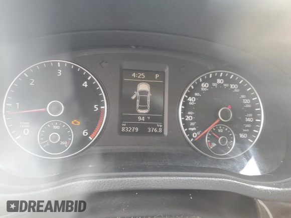 2014 Volkswagen Passat SEL Premium with VIN 1VWCN7A3XEC062797, listed as a Copart auction lot 60290515 with 83,279 mi miles and Salvage title. Bid and sale history available at DreamBid. Image 9.