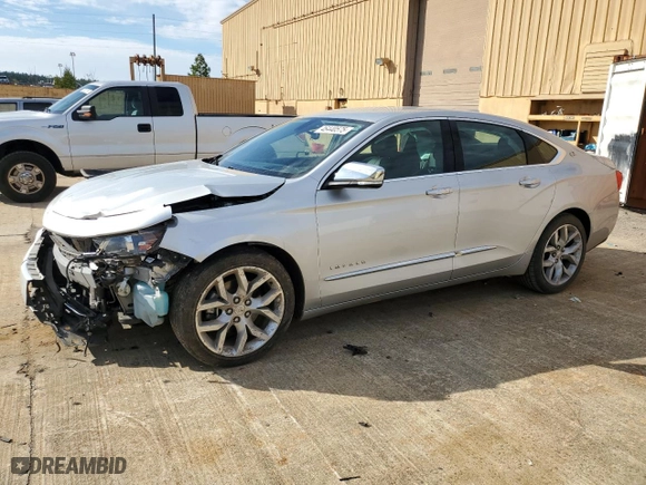 2018 Chevrolet Impala Premier with VIN 1G1125S32JU136250, listed as a Copart auction lot 46440575 with 134,614 mi miles and Salvage Title. Bid and sale history available at carsss.com. Image 1.