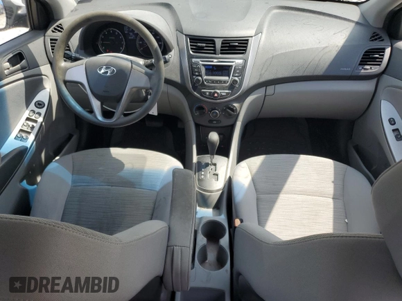 2015 Hyundai Accent GLS with VIN KMHCT4AE8FU907386, listed as a Copart auction lot 54400335 with 86,951 mi miles and Salvage Title. Bid and sale history available at DreamBid. Image 8.