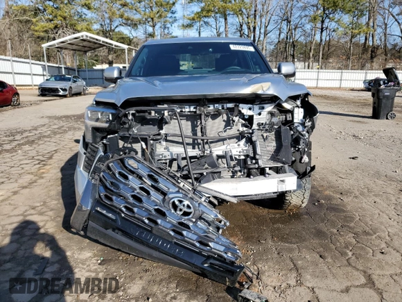 2023 Toyota Tundra Platinum с VIN 5TFNA5DB8PX080032, выставлен на аукционе Copart как лот 42723895 с пробегом 13 710 миль миль и Списание • Salvage title. История ставок и продаж доступна на DreamBid. Изображение 5.