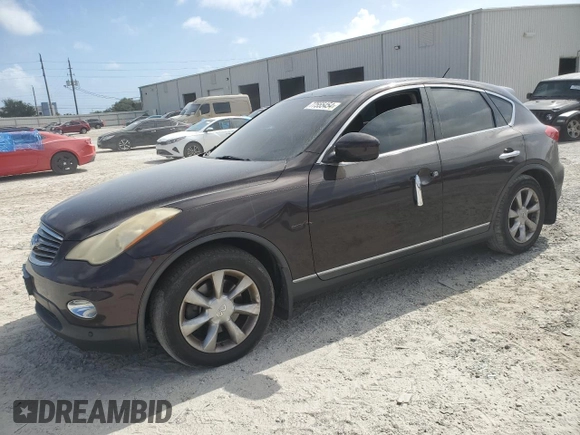 2008 Infiniti EX Journey with VIN JNKAJ09F28M352685, listed as a Copart auction lot 77555454 with 122,414 mi miles and Clean Title. Bid and sale history available at DreamBid. Image 1.