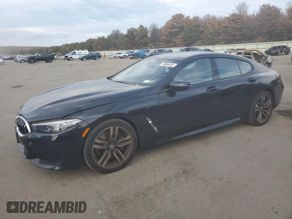 2022 BMW 8 Series 840i with VIN WBAGV4C09NCJ34091, listed as a Copart auction lot 74866423 with 36,632 mi miles and . Bid and sale history available at DreamBid. Image 1.