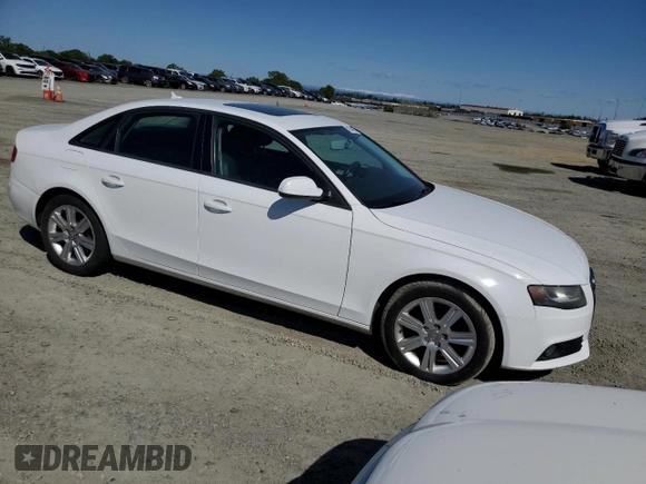 2010 Audi A4 2.0T Premium with VIN WAUAFAFLXAN053218, listed as a Copart auction lot 51834835 with 166,238 mi miles and Clean Title. Bid and sale history available at carsss.com. Image 4.