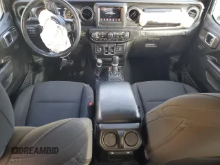 2022 Jeep Wrangler Unlimited Sport S with VIN 1C4HJXDN5NW226988, listed as a Copart auction lot 83809194 with 52,112 mi miles and Salvage Title. Bid and sale history available at carsss.com. Image 8.