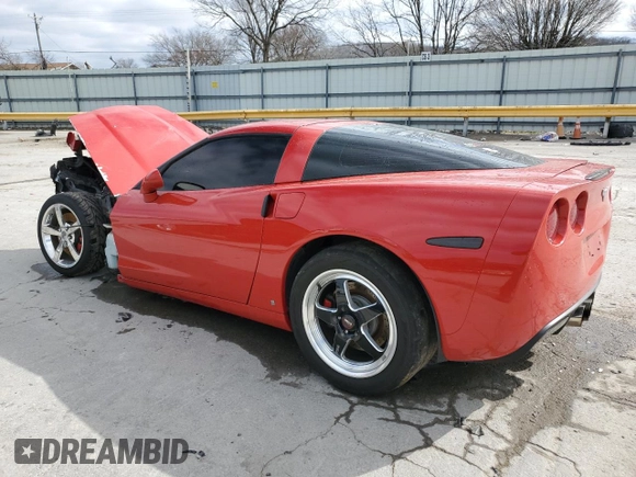 2008 Chevrolet Corvette with VIN 1G1YY26W485113072, listed as a Copart auction lot 47881425 with 96,051 mi miles and Salvage Title. Bid and sale history available at carsss.com. Image 2.