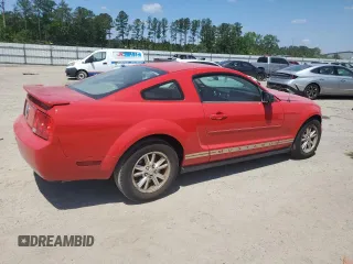 2008 Ford Mustang Deluxe with VIN 1ZVHT80N385196564, listed as a Copart auction lot 54956125 with 87,249 mi miles and Clean Title. Bid and sale history available at carsss.com. Image 3.