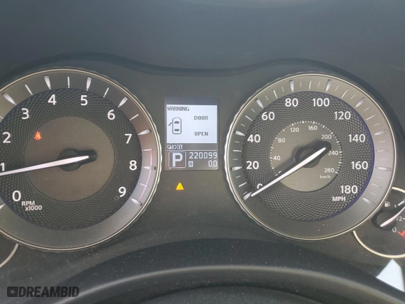 2011 Infiniti M37 with VIN JN1BY1AR4BM373111, listed as a Copart auction lot 70571954 with 220,099 mi miles and Salvage Title. Bid and sale history available at carsss.com. Image 9.