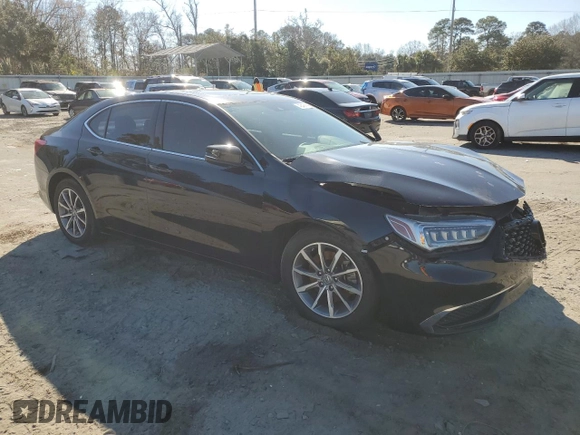 2020 Acura TLX with VIN 19UUB1F30LA009445, listed as a Copart auction lot 43421105 with 55,259 mi miles and Salvage Title. Bid and sale history available at carsss.com. Image 4.