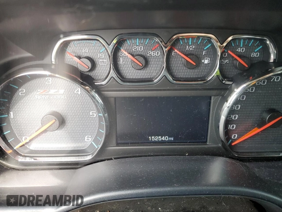 2015 Chevrolet Silverado 1500 LT with VIN 3GCUKREC9FG255270, listed as a Copart auction lot 45461935 with 152,540 mi miles and Salvage Title. Bid and sale history available at carsss.com. Image 9.