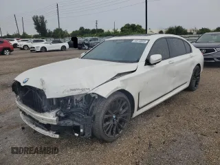 2020 BMW 7 Series 750i xDrive with VIN WBA7U2C01LGJ59144, listed as a Copart auction lot 58518693 with 71,119 mi miles. Bid and sale history available at carsss.com. Image 2.