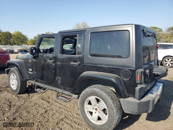 2011 Jeep Wrangler Unlimited Sahara with VIN 1J4BA5H10BL634002, listed as a Copart auction lot 75035234 with 139,182 mi miles and Salvage Title. Bid and sale history available at carsss.com. Image 2.