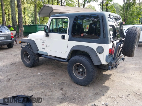 1999 Jeep Wrangler Sport with VIN 1J4FY19S1XP417362, listed as a IAAI auction lot 42738296 with 228,066 mi miles and . Bid and sale history available at DreamBid. Image 3.
