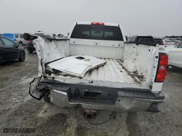 2015 Chevrolet Silverado 3500HD LTZ with VIN 1GC4K0E87FF594828, listed as a Copart auction lot 80964134 with 439,850 mi miles and Salvage Title. Bid and sale history available at carsss.com. Image 6.