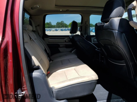 2019 Ram 1500 Limited with VIN 1C6SRFHTXKN615586, listed as a Copart auction lot 58162805 with 135,199 mi miles and Salvage title. Bid and sale history available at DreamBid. Image 10.