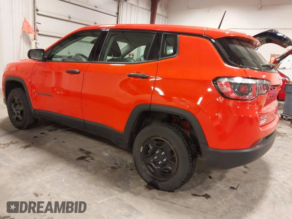 2018 Jeep Compass Sport z VIN 3C4NJDAB3JT402254, wystawiony jako IAAI lot #41830273 z przebiegiem 73 274 mil mil oraz . Historia ofert i sprzedaży dostępna na DreamBid. Obrazek 3.